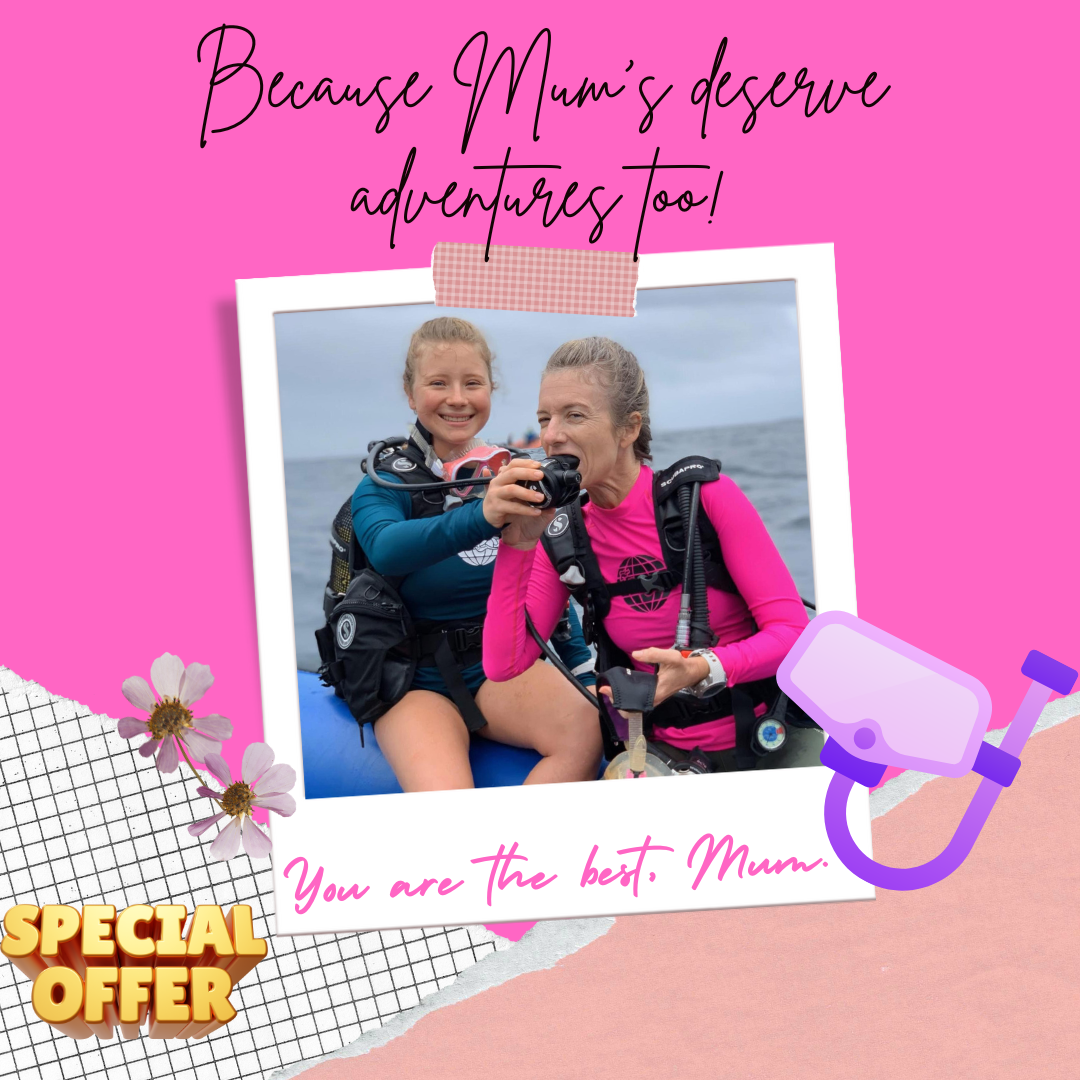 MUM'S CAN SCUBA TOO!