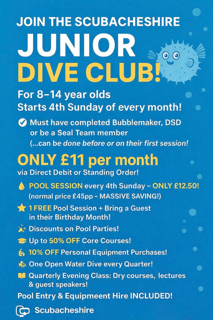 JUNIOR DIVE CLUB MEMBERSHIP