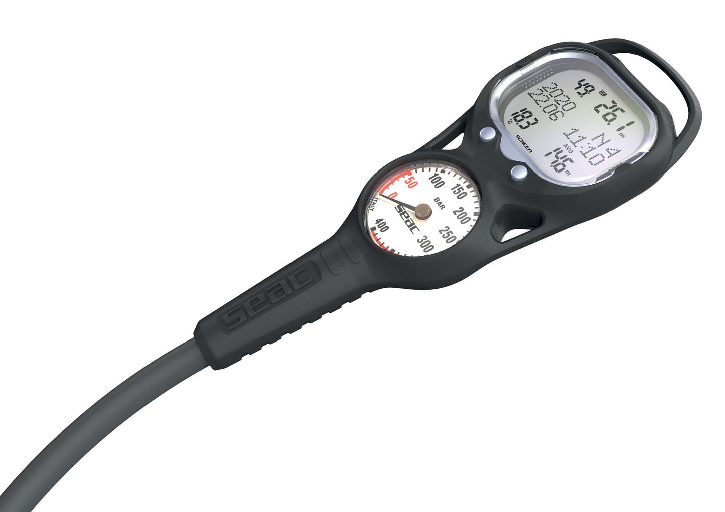 Consolle Screen  Black + Pressure Gauge Bar + Compass