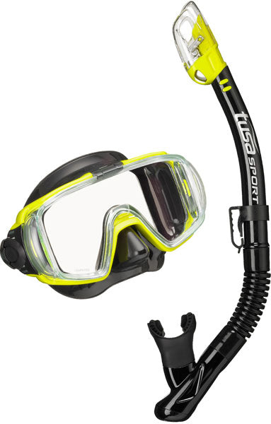 TUSA SPORT UC3125 Mask and Snorkel Set ADULT Black Series